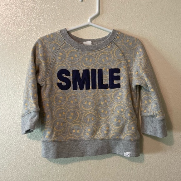 GAP Other - BABY Gap Smile Crewneck